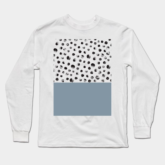 Modern Color Block Art Long Sleeve T-Shirt by Merch ArtsJet